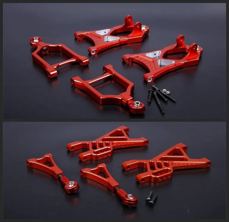 CNC all mental front and rear A arms for RV KM HPI BAJA 5B 5T 5SC | Игрушки и хобби