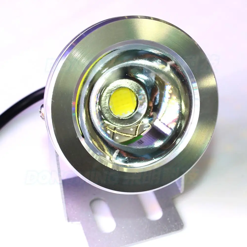 AC 85-265V Подводные светодиодные лампы rgb серебряный корпус Плоский объектив