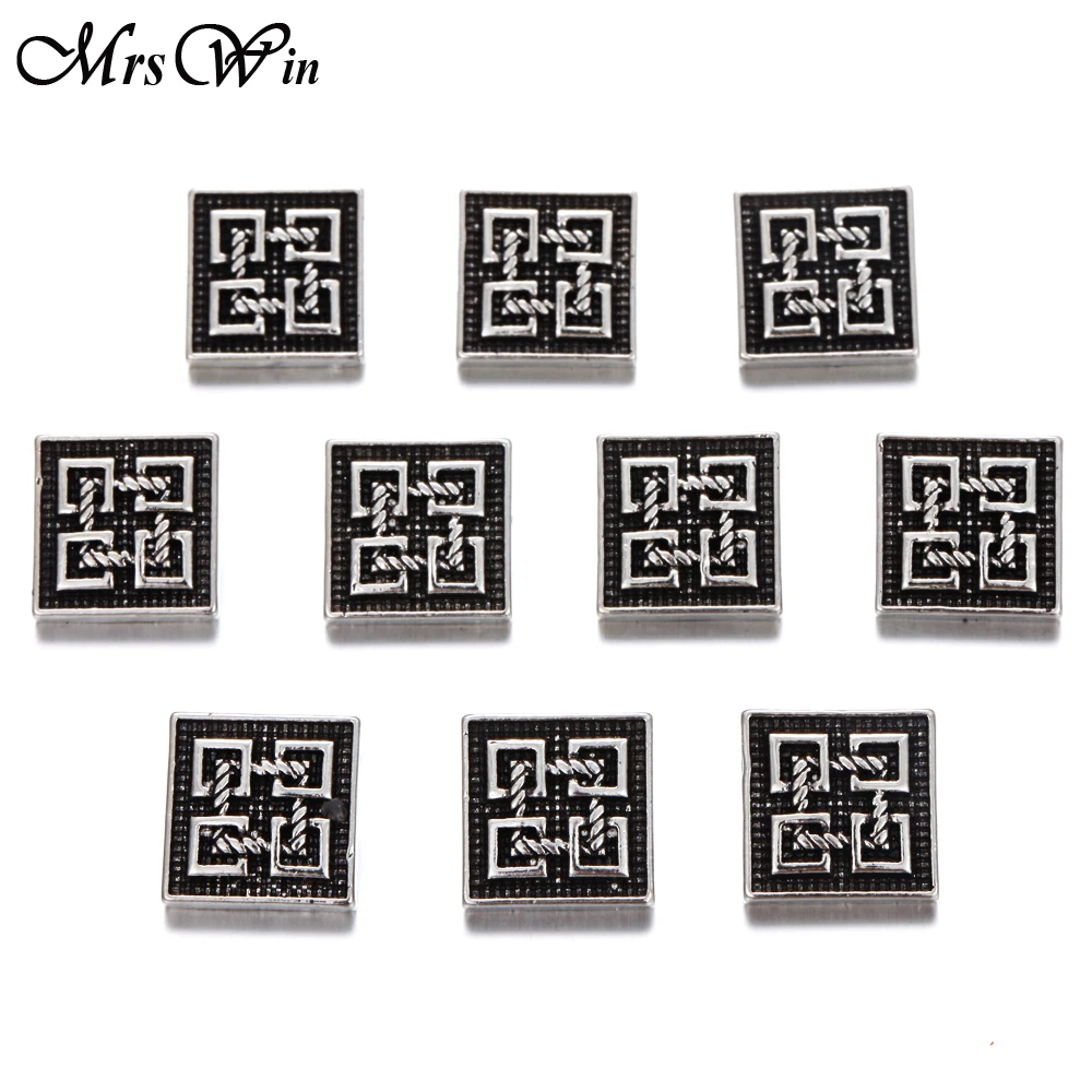 10 шт./лот новые ювелирные изделия винтажные металлические 12 мм кнопки подходят