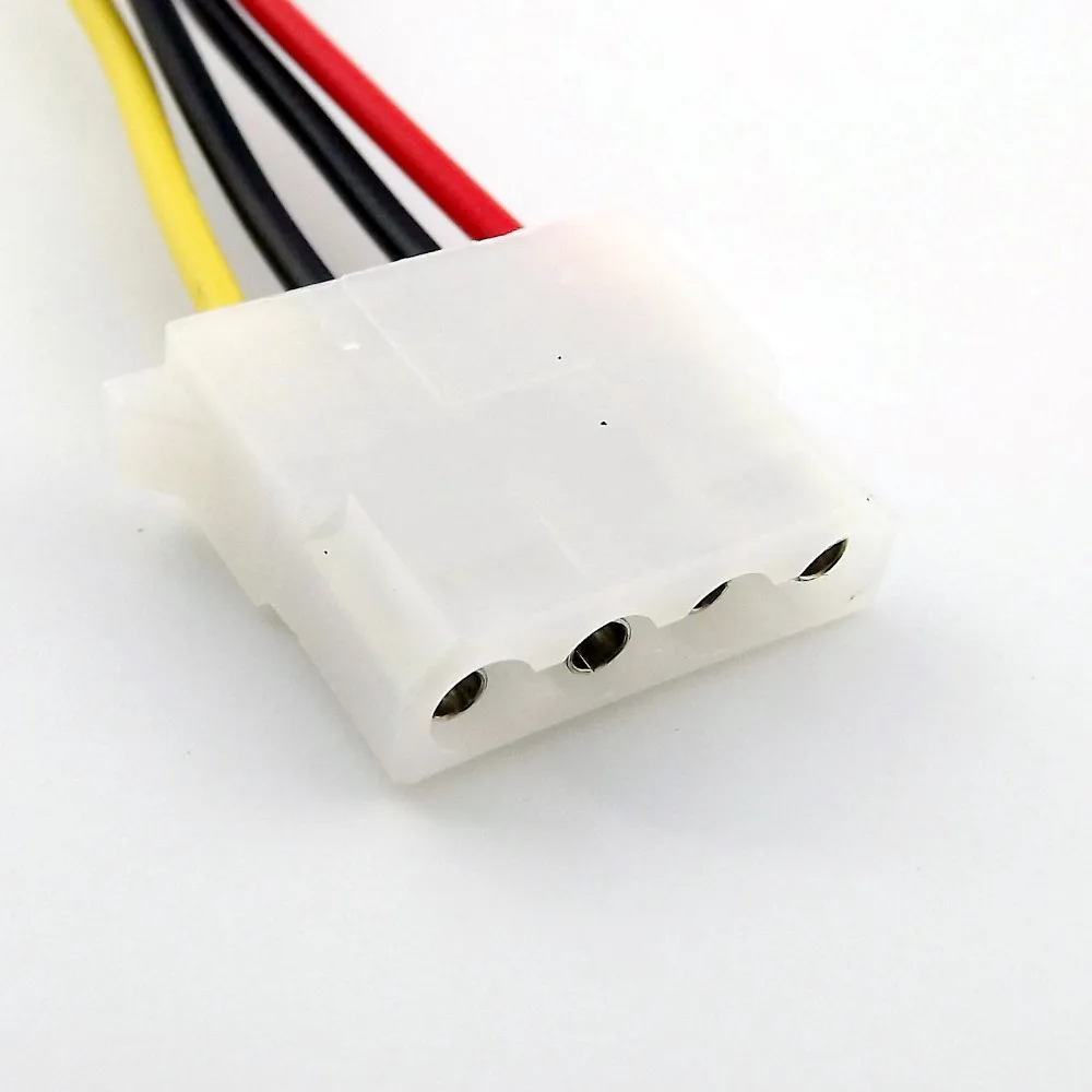 20x IDE 4 контактный разъем Molex к SATA 15 90 градусов прямоугольный адаптер питания для