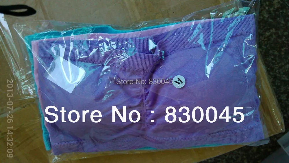 Tv sale product Wholesale Spandex Nylon Seamless Padded Bra 3 colors one pack | Женская одежда