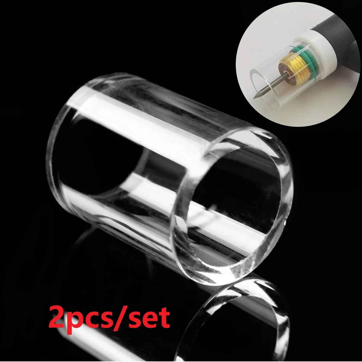 2 шт./лот Новая прозрачная газовая линза Pyrex для сварки Tig WP-17/18/26 фонарь |