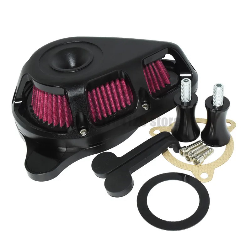 Motorcycle Air Inflow Intake Filter For Harley Sportser XL 883 1200 04-19 Touring Street Road Glide 08-18 Dyna FXDLS Softail