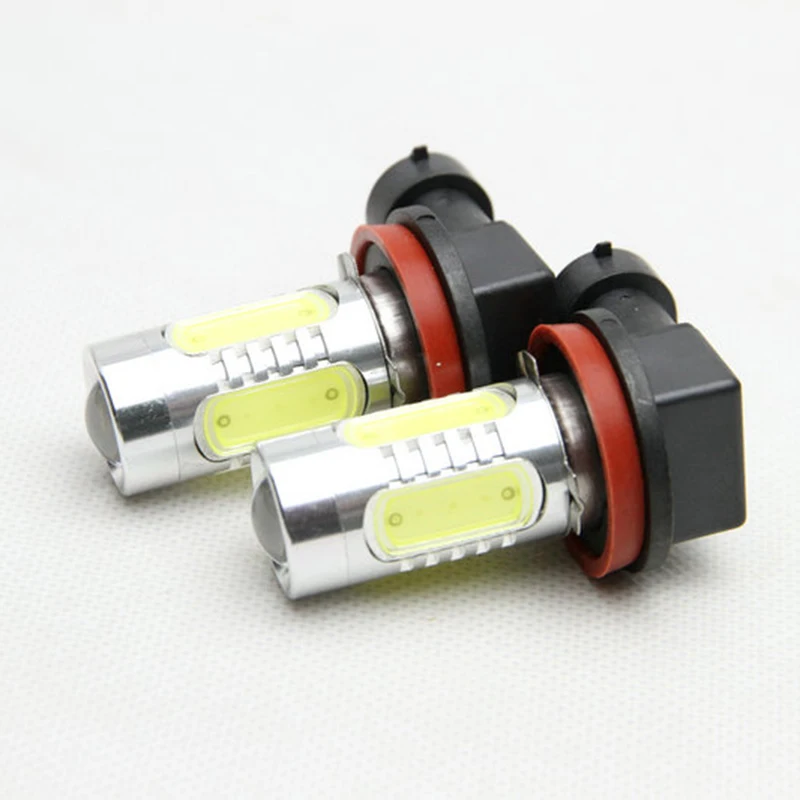 2 шт. H8 H11 Led HB4 9006 HB3 9005 противотуманный светильник s лампа белый/красный/желтый