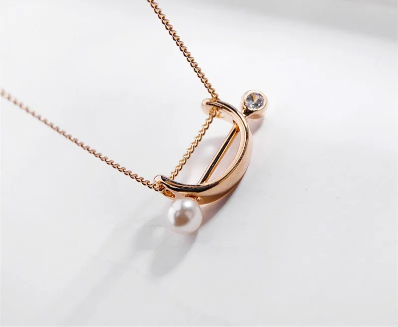 2020 Hot Sale New Crystal from Swarovskis 2 Colors Wild temperament pearl zircon pendant necklace | Украшения и аксессуары
