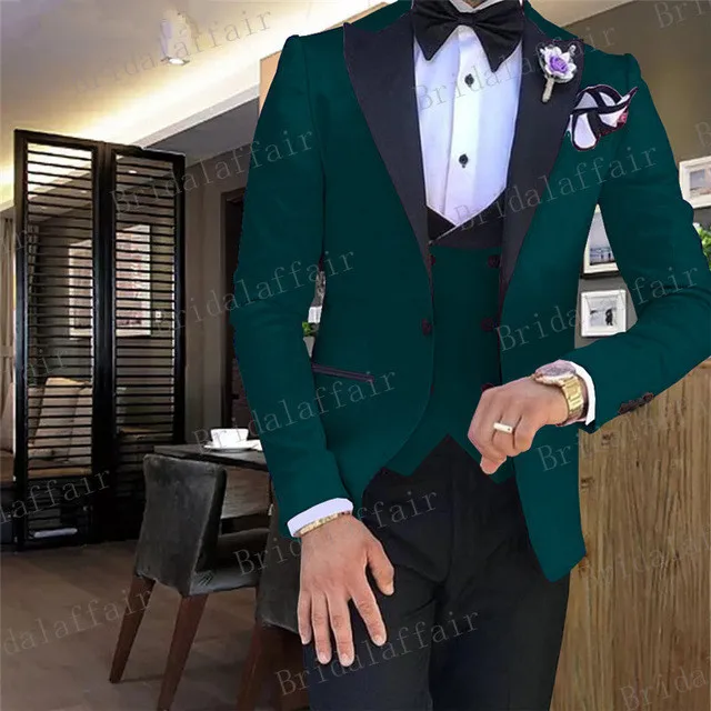 same as image Gwenhwyfar Tide мужские красочные модные свадебные костюмы плюс размер желтый розовый зеленый синий пурпурный костюмы, куртки, брюки жилет 3 шт смокинги - Цвет: same as image