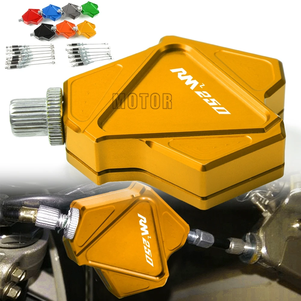 

For Suzuki RMZ250 RMZ 250 2004-2018 2017 2016 2015 Motorcycle CNC Motocross Dirtbike Stunt Clutch Lever Easy Pull Cable System