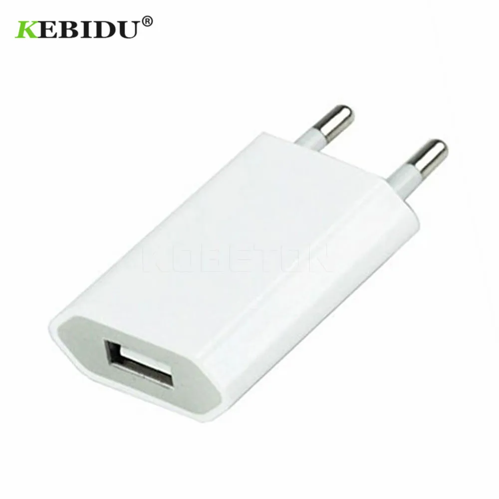 USB зарядное устройство Kebidu EU/US штепсельная вилка 5 В AC настенный адаптер питания