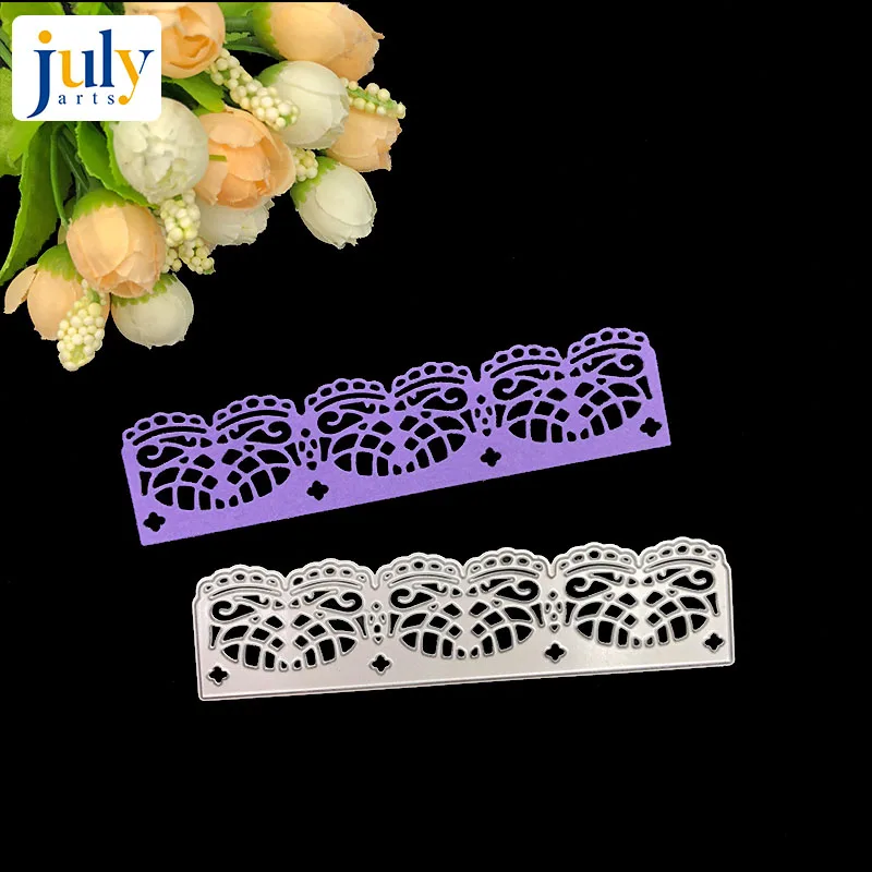 

Julyarts Lace Edges Borders Metal Cutting Dies Mold Scrapbook Paper Craft Knife Mould Stencils Scrapbooking Dies