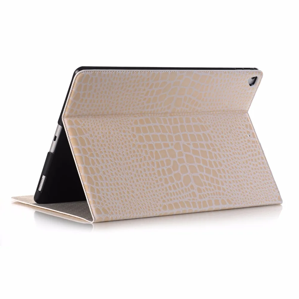 Чехол для iPad Pro 12,9 дюйма из крокодиловой кожи Модный деловой чехол для Apple Smart Cover подставка держатель для карт