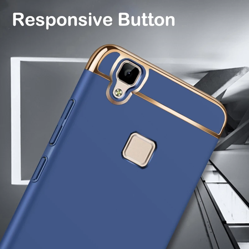 3 в 1 Крышка для Vivo V3 pro Max чехол задняя панель с эффектом потертости V3max 360 Степень