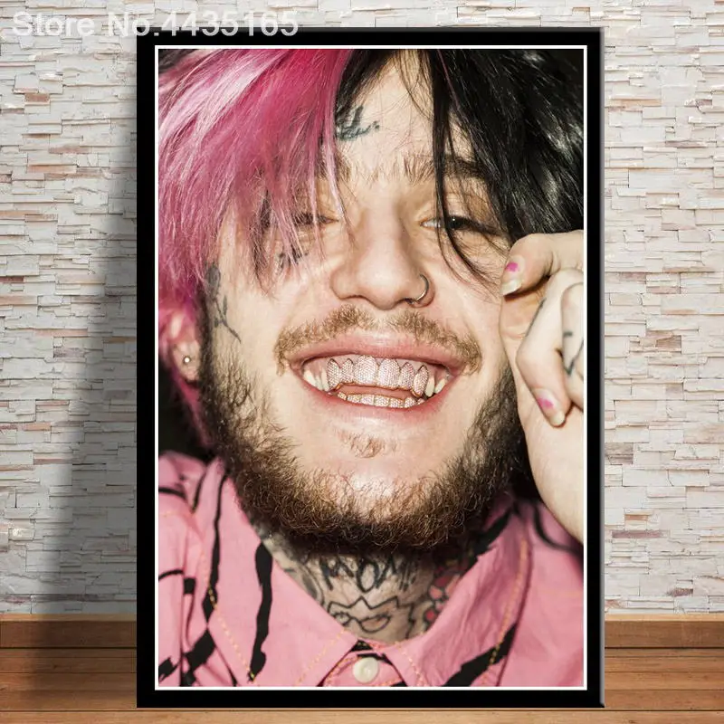 Lil Peep Poster холст живопись современная спальня современные картины для украшения Вдохновленный минимализм для домашнего декора плакаты и принты