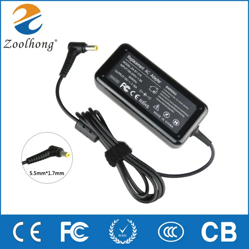 Адаптер питания для настольного компьютера 19 в 3 16 А 60 Вт|60w charger|charger 60wnotebook power |