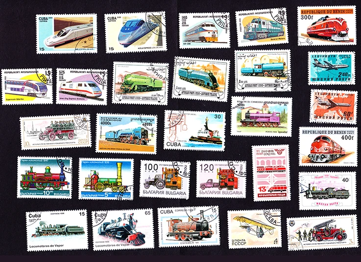 20 шт. почтовые штампы разных стран|Штампики| |