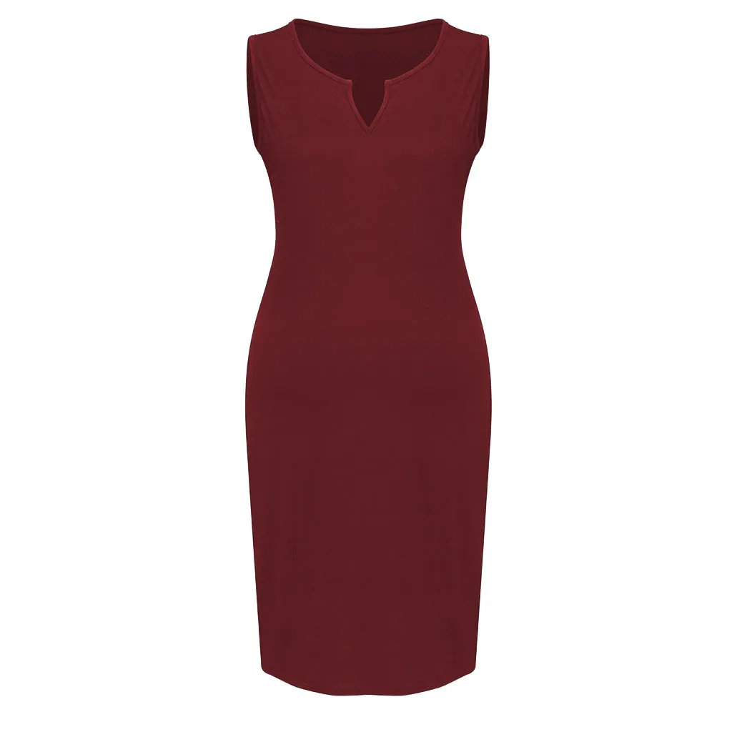 Causal Women Solid Sleeveless Pregnant Maternity Dress V-Neck Cotton Nursing Breastfeeding Summer for women zomer jurk | Мать и ребенок