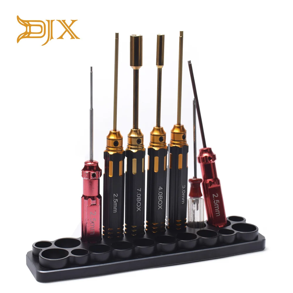 

RC Screwdriver Shelf Hex Screwdriver Tool Kit Stand Holder Tool Storage Rack