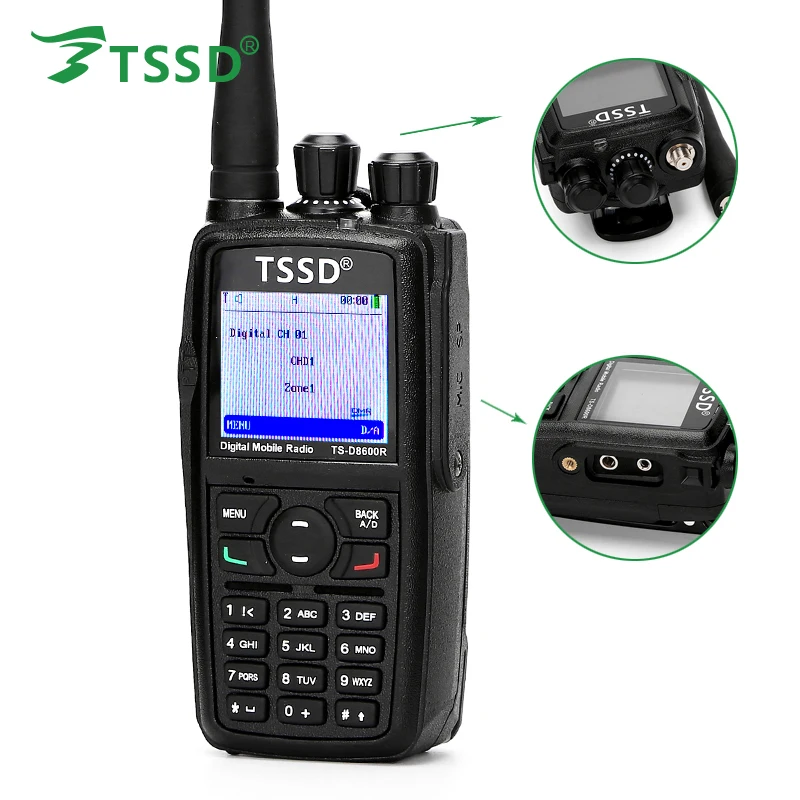 Новое поступление 5 Вт TDMA_T2 (DMR) UHF 400 480 МГц рация ПМР TS D8600R|radio control airplane video|radio dump