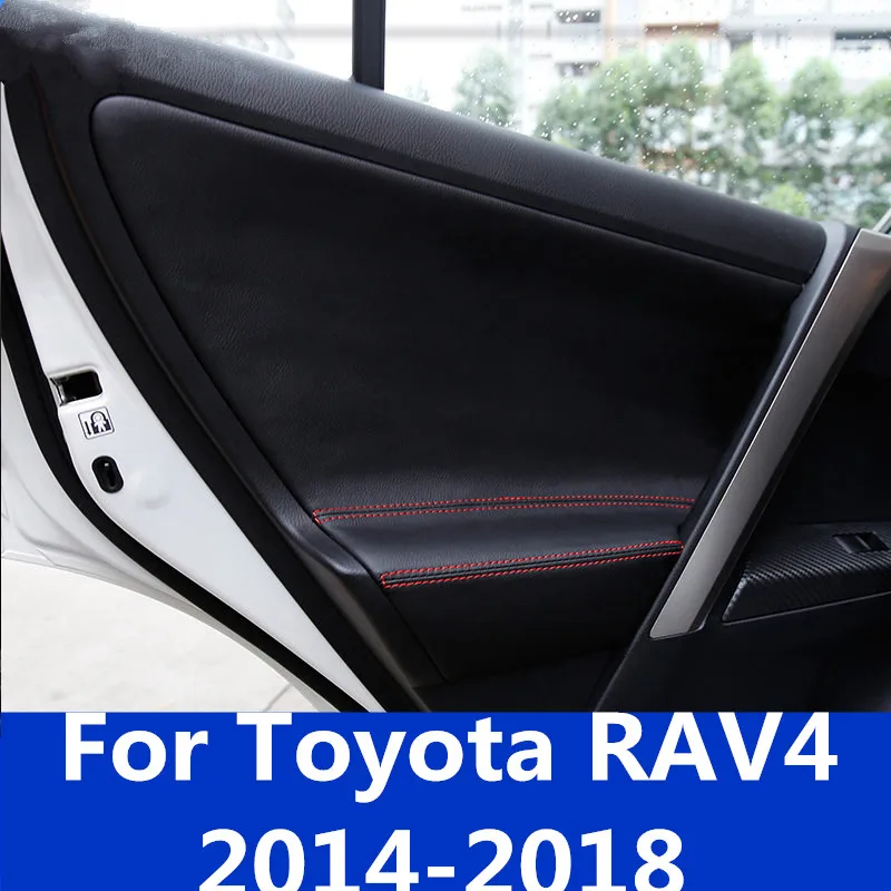 Дверная панель для Toyota RAV4 2014 2018 foreskin подлокотник двери автомобиля декоративные