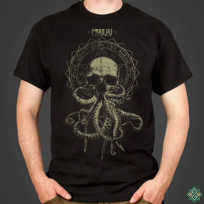 Cthulhu Cultist H.P. Мужская футболка с ужасным мотивом lovecроза подарок 2019 новейшие
