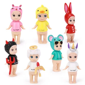 cute kewpie doll valentines day sonny angel animal action figure toys cake ornament baking decoration 1 pcs 8 cm free global shipping