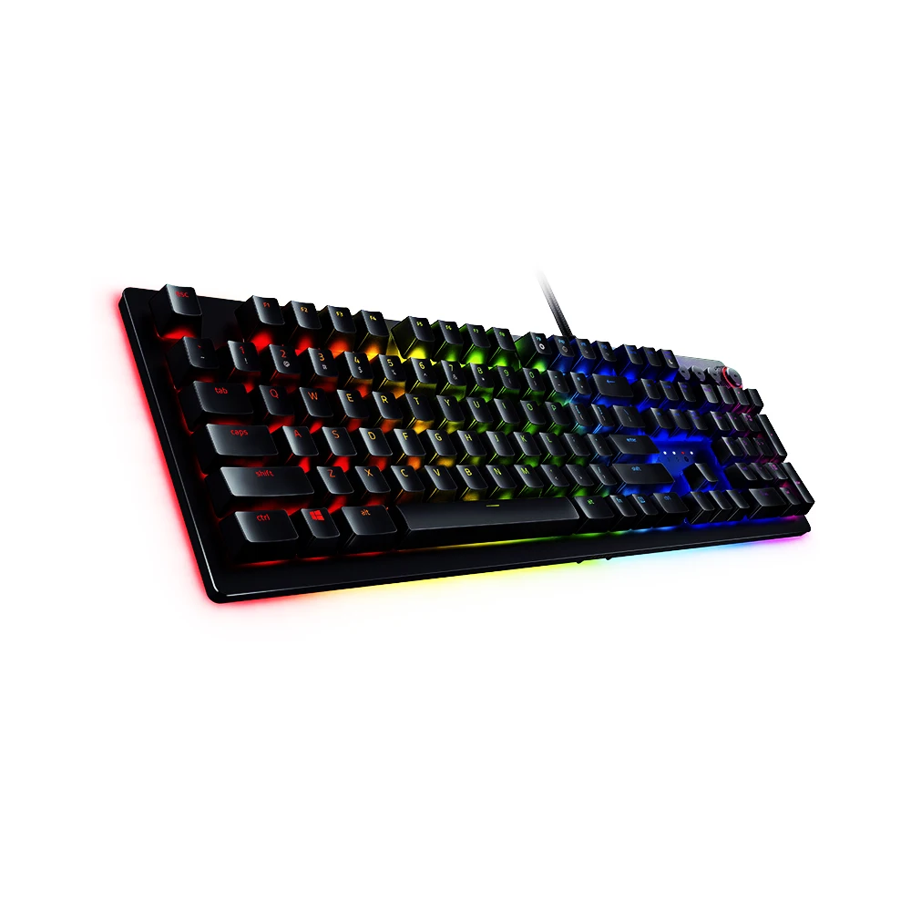 Razer Huntsman Elite Проводная игровая клавиатура Механическая игровая клавиатура RGB подсветка Тактильные переключатели эргономичный дизайн для ПК
