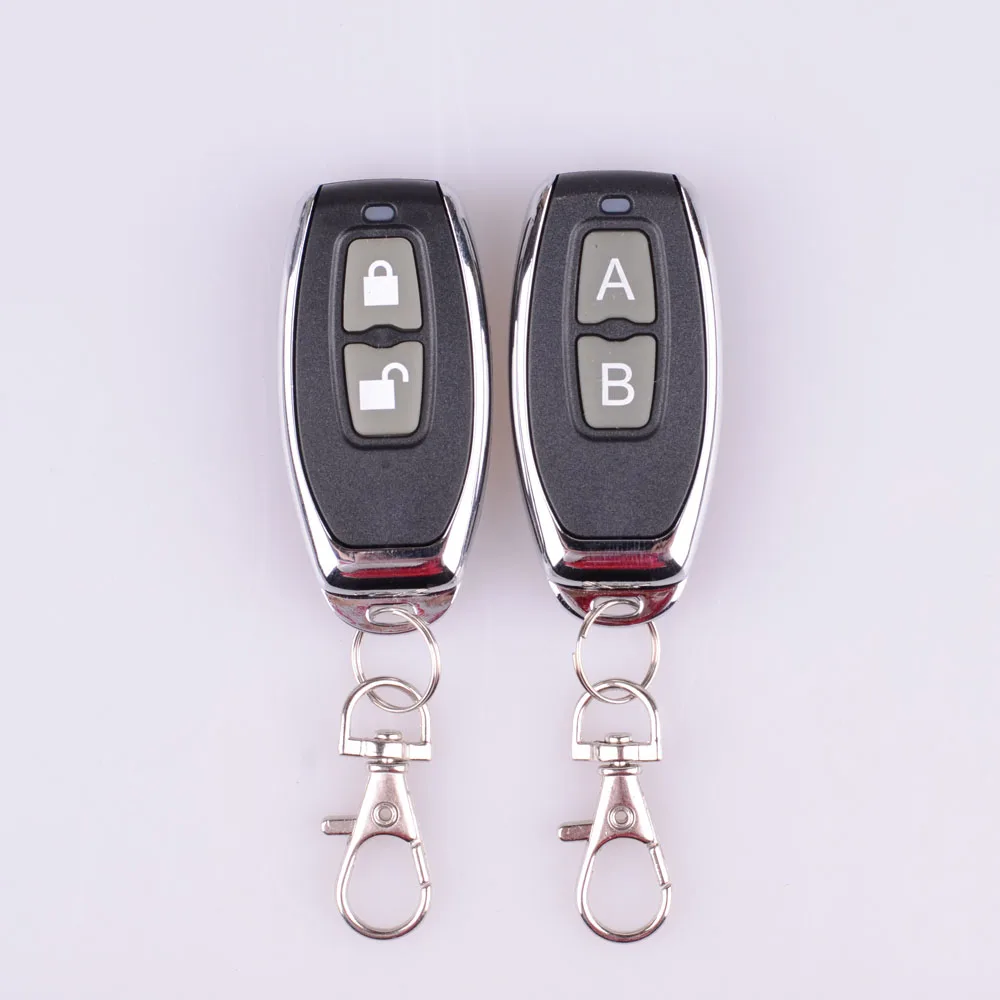 RF Remote Control Transmitter 2 Button Lock Unlock Metal remote High-end upscale Wireless 315/433Mhz 50pcs | Обустройство дома