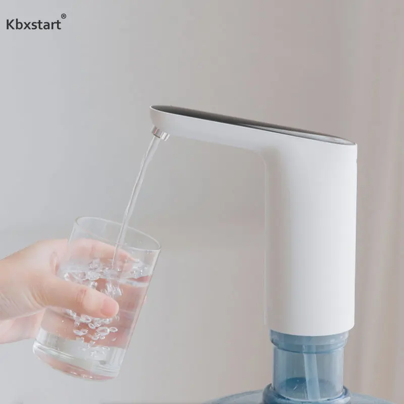 

Диспенсер для воды Kbxstart Электрический с USB, мини-помпа с подставкой, умный сенсорный кран для напитков, смеситель для бутылок с водой в галло...