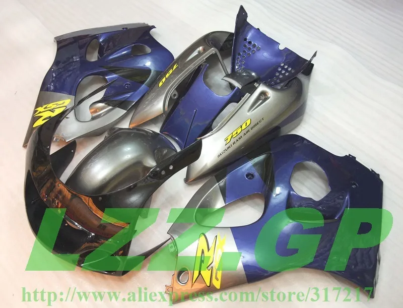 

For SUZUKI GSX-R600 96 97 GSX R600 96-00 GSXR 600 98 99 00 BlueSilver GSXR600 GSXR750 96 1996 1997 1998 1999 2000 Fairing