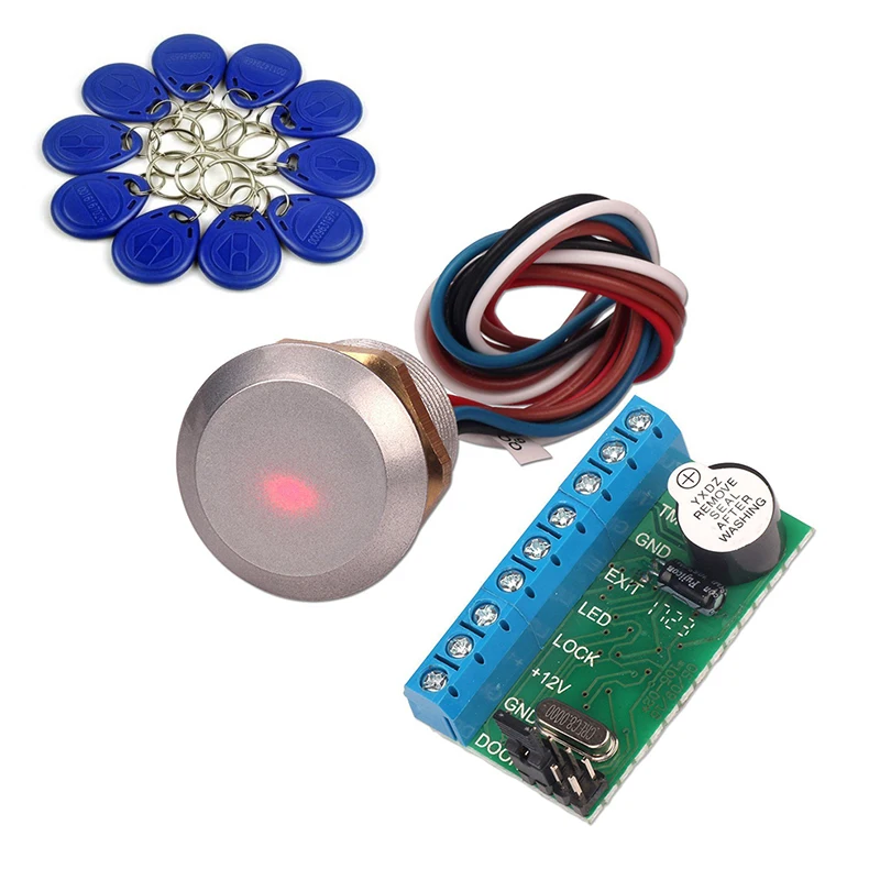 

Micro access control RFID ID reader hidden wiegand 26 waterproof with mini controller + 10pcs id keyfob