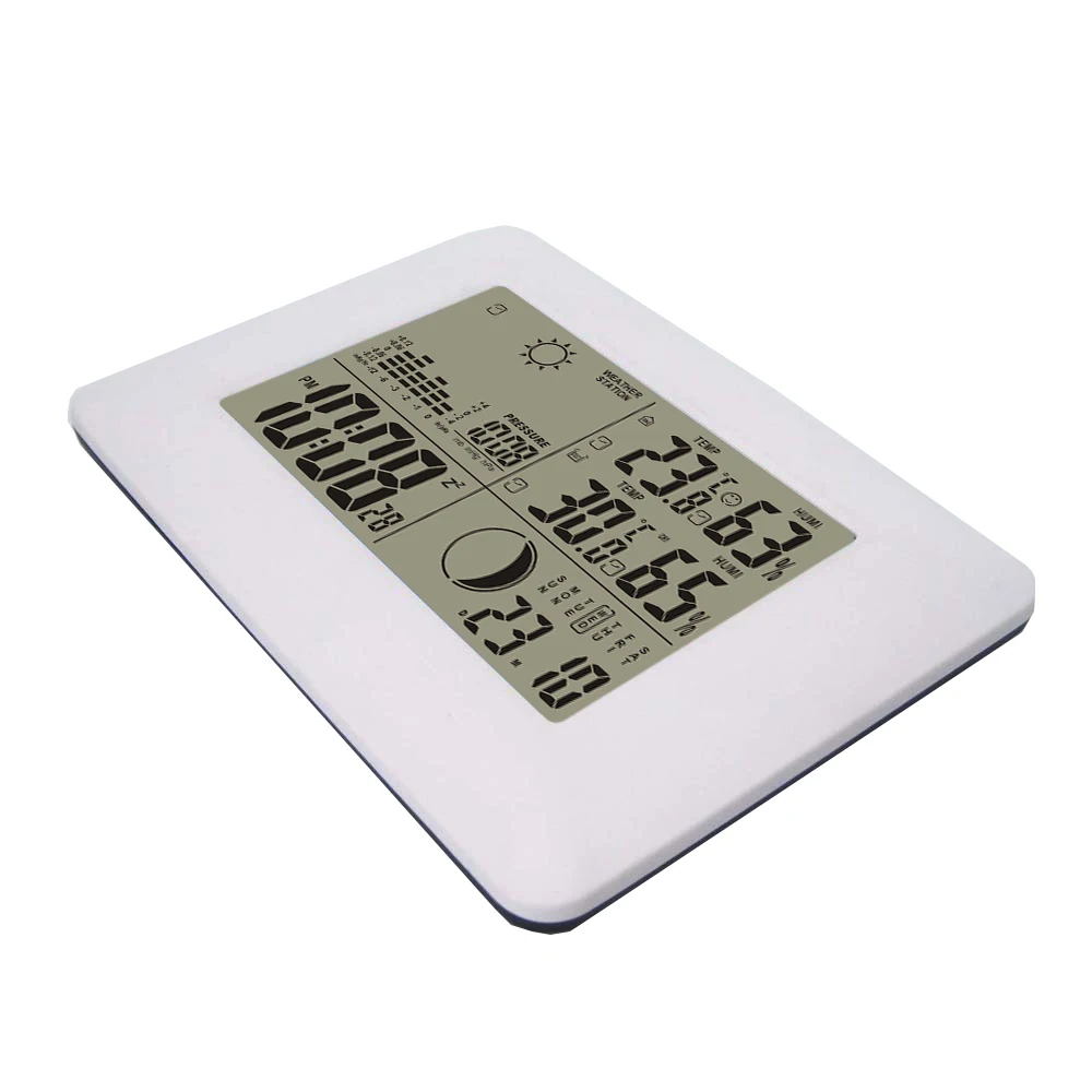 DYKIE Синяя подсветка RF Цифровая беспроводная метеостанция с крытым наружным