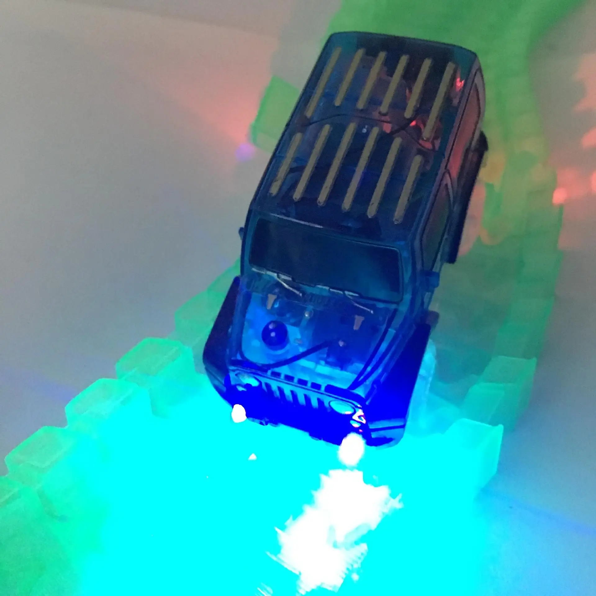 LeadingStar 1 шт. детский светодиодный Электрический автомобиль игрушка для светящиеся рельсы Светящиеся в темноте удивительные гоночные автомобили(не включая треки