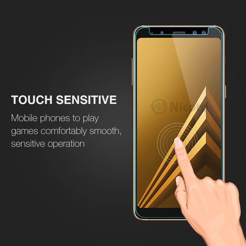 Защитное стекло для экрана samsung A8 2018 A6plus A8plus закаленное Samsung galaxy A3 A5 A7 2016 2017