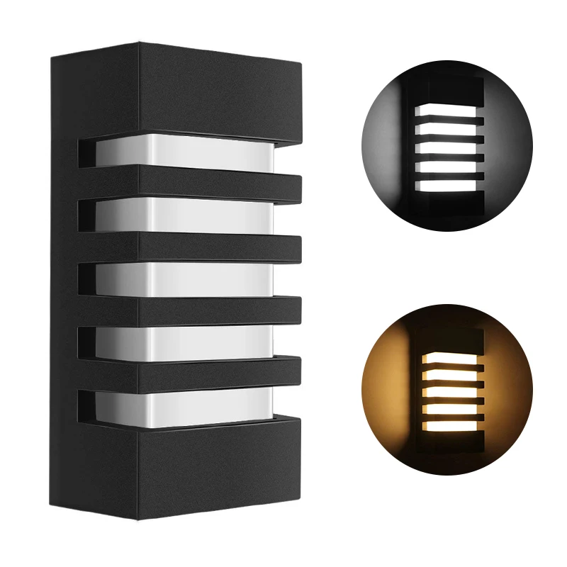 Вверх вниз светодиодный наружный настенный светильник 12 Вт для крыльца