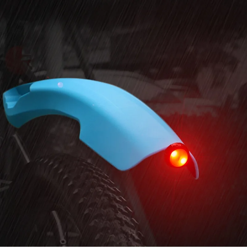 Колесо вверх флекционный велосипед MTB передний задний светодиодный грязезащитный щиток велосипедный щиток пластиковая БЫСТРОРАЗЪЕМНАЯ велосипедная задняя фара крылья