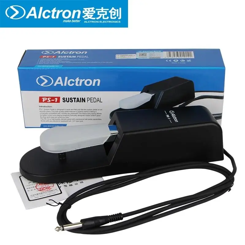 Alctron PS 1 металлическая универсальная поддерживающая педаль Реалистичная