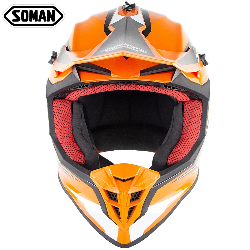 Высокое качество SOMAN SM633 ECE Кросс Кантри Kask MX Dirt Bike шлем для мотокросса внедорожные