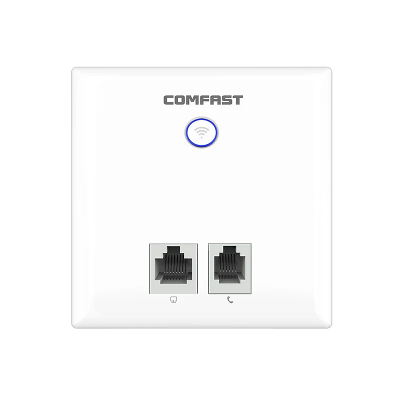 Wi-Fi Project 1 шт. 8 гигабитный коммутатор Poe + 6 Беспроводная розетка AP 750 Мбит/с в стене