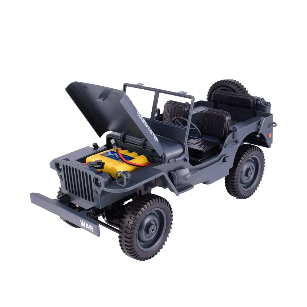 JJRC Q65 RC грузовик 1:10 2 4G 4WD Кабриолет военный внедорожник 4 колесный привод