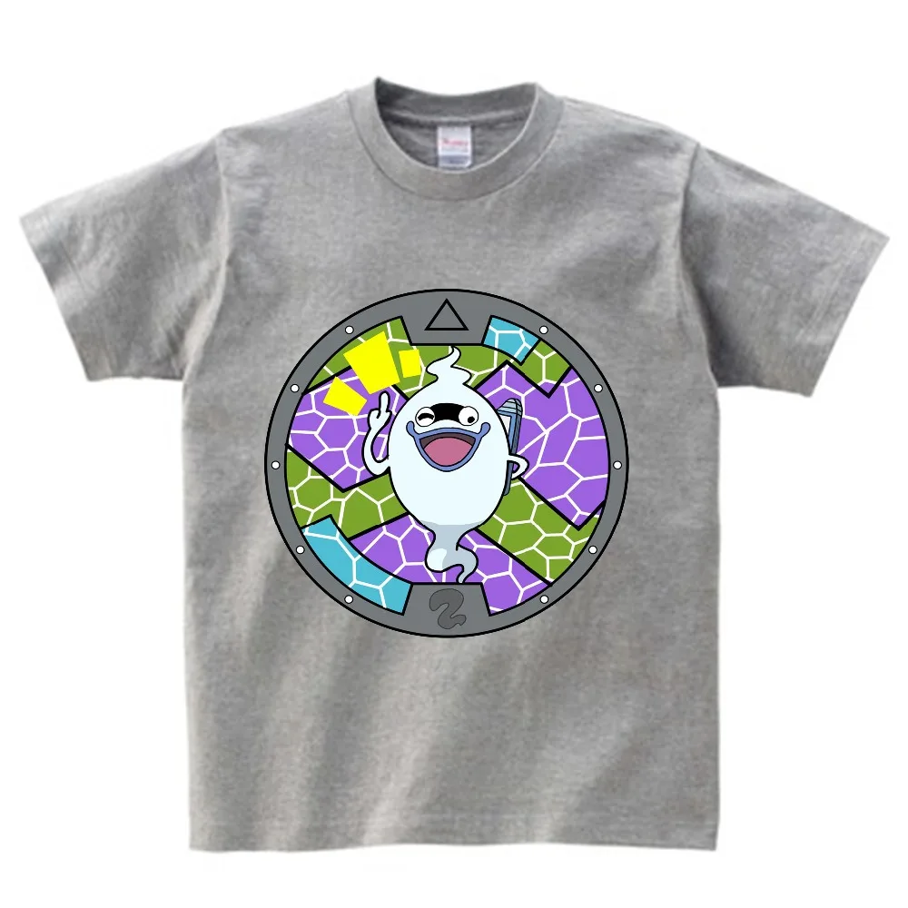 Футболка Yo kai Watch для мальчиков летняя футболка Детская с принтом аниме детская