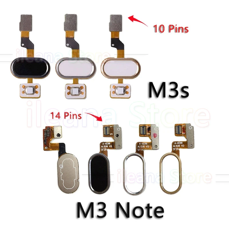 

Home Back Key Button Touch ID Fingerprint Sensor Flex Cable For Meizu M3 Note M3s Phone Parts