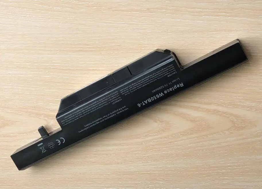 W650bat 6 аккумуляторная батареядля ноутбука Hasee K610C K650D K570N K710C K590C K750D серии Clevo W650S W650BAT