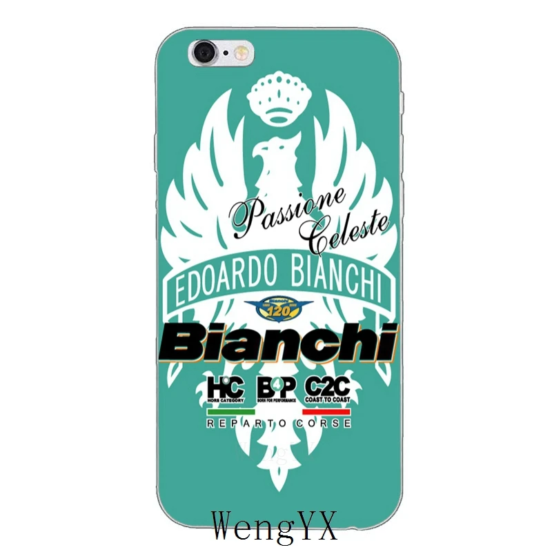 Bianchi велосипед логотип тонкий силиконовый мягкий чехол для телефона для Apple iPhone 4 4S 5 5S 5c SE 6 6s 7 8 plus X XR XS Max - Цвет: bianchi-bike-A-19