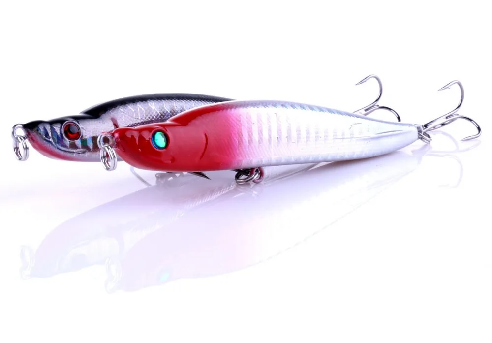 6 шт./компл. wLure Minnow Crankbait жесткая приманка плотная Wobble медленное погружение Jerkbait