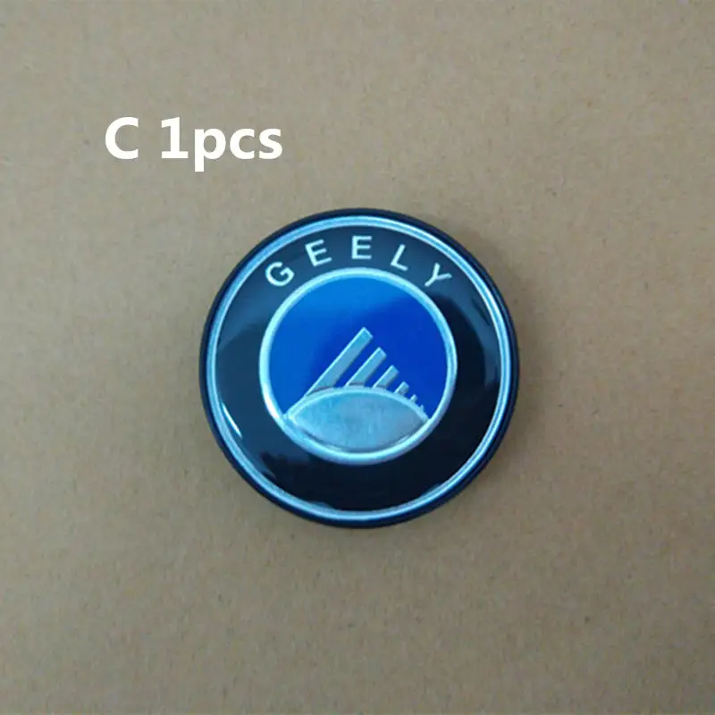 Для Geely CK, CK2, CK3, колеса автомобиля центр hubcap - Цвет: C 1pcs