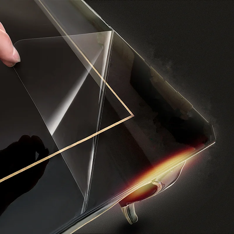 Глянцевая прозрачная защитная пленка на стол для мебели 200 x наклейка рабочий