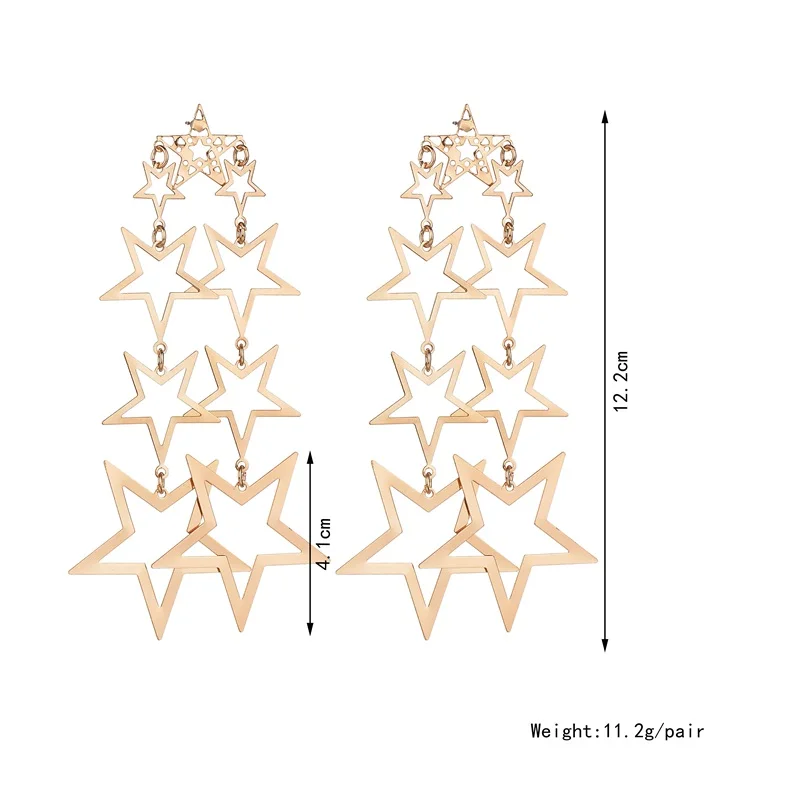 Женские винтажные серьги подвески MissCyCy высококачественные длинные в стиле панк