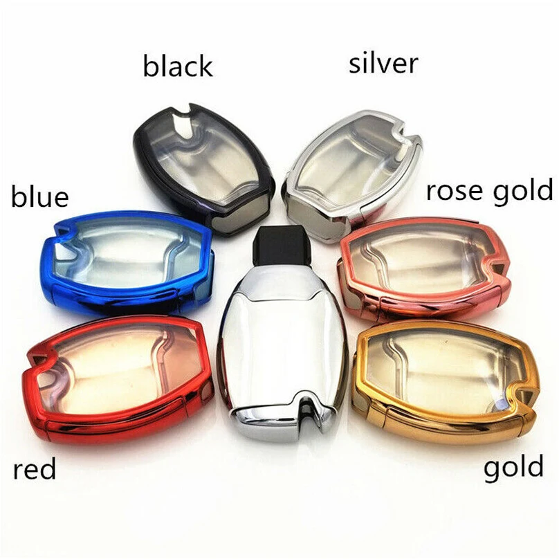 1 шт. ТПУ полностью герметичный чехол для автомобильного ключа Mercedes Benz CLA GLK C180