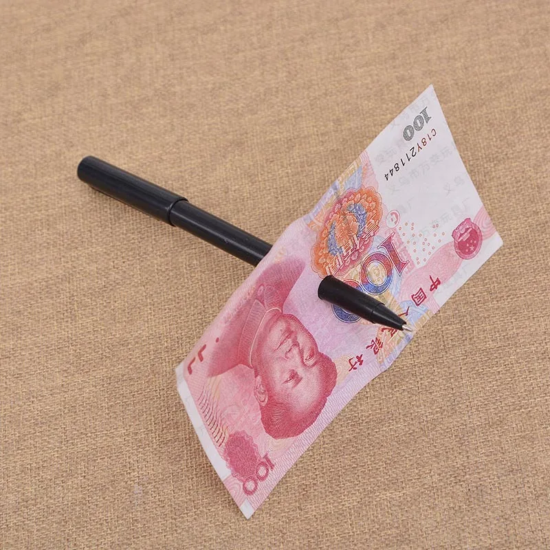 ПР новый фокус шариковая ручка бренд черный маг игрушка Через Билла