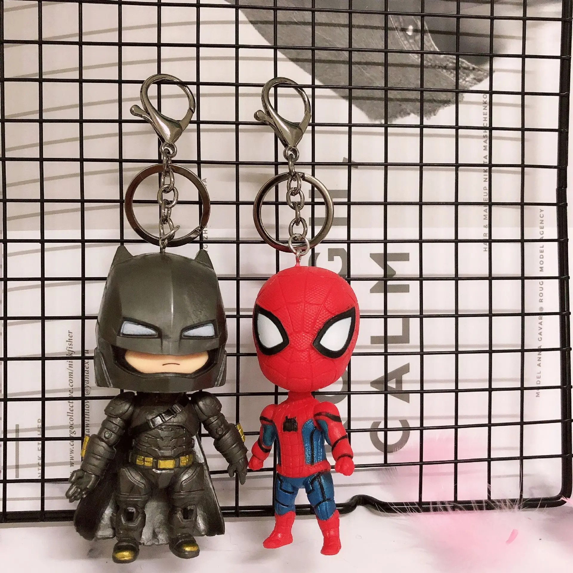 2019 Marvel мультфильм брелок в форме куклы машина для Железный человек Человек паук