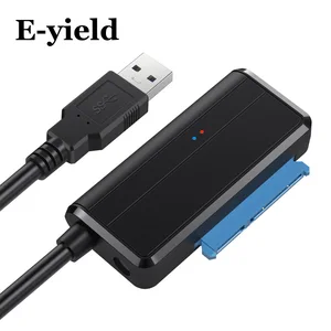 Кабель-адаптер SATA, кабель-преобразователь для жесткого диска 2,5 дюйма 3,5 дюйма, сверхскоростной USB 3,0 на SATA 22 Pin